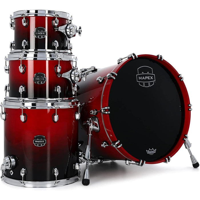 Mapex Saturn 4-piece Fusion Shell Pack - Scarlet Fade