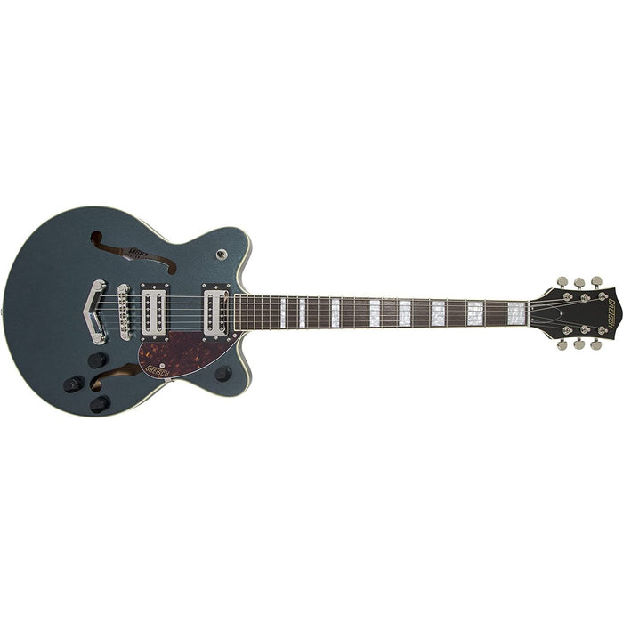 Gretsch G2655 Streamliner Center Block Jr. Double-Cut 6-String Electric Guitar with V-Stoptail and Laurel Fingerboard (Right-Handed, Gunmetal)