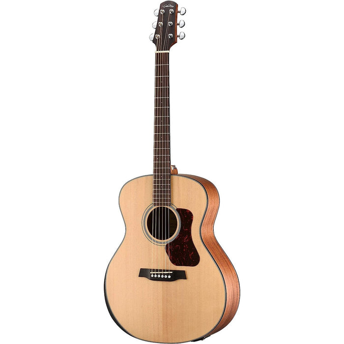 Walden G550RE Natura Solid Spruce Top Armrest Grand Auditorium Acoustic-Electric Guitar - Open Pore Satin Natural