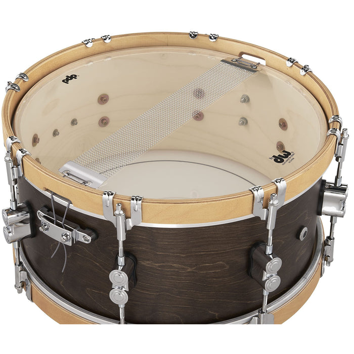 Pacific Drums & Percussion Add-Ons PDP Concept Classic, 6.5x14, Walnut/Natural Hoops Snare Drum (PDCC6514SSWN)