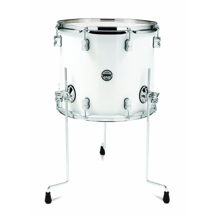 Pacific Drums PDCM1618TTPW 16 x 18 Inches Floor Tom with Chrome Hardware - Pearlescent White