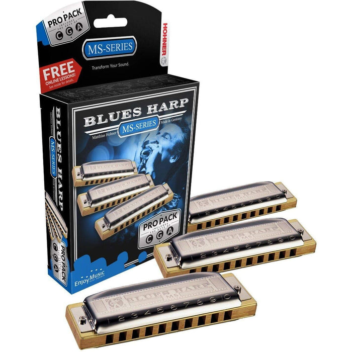 Hohner Blues Harp G-C-A Propack (3P532BX)