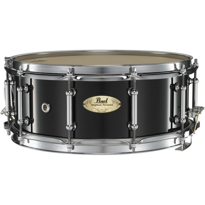 Pearl 14x5.5" Concert Series Snare Drum - Piano Black (CRP1455103)