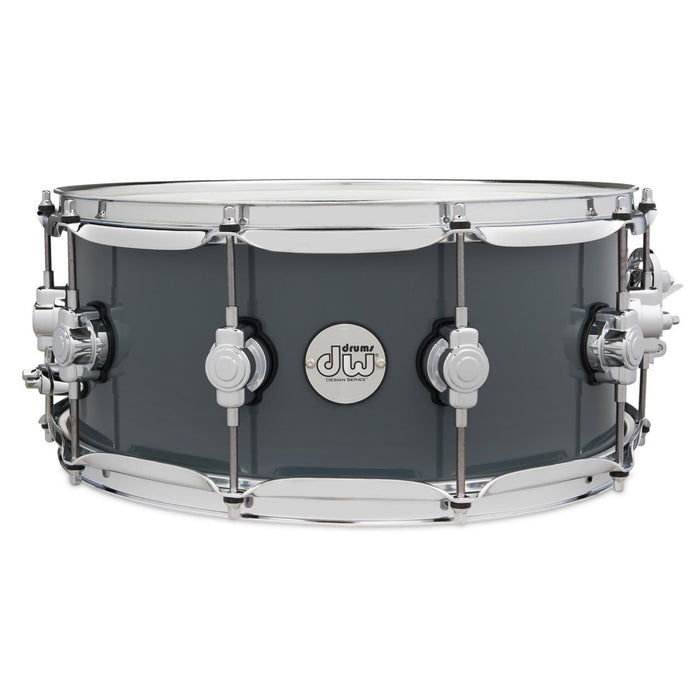 DW Design Series Snare Drum - 6 x 14-inch - Steel Grey (DDLG0614SSSG)