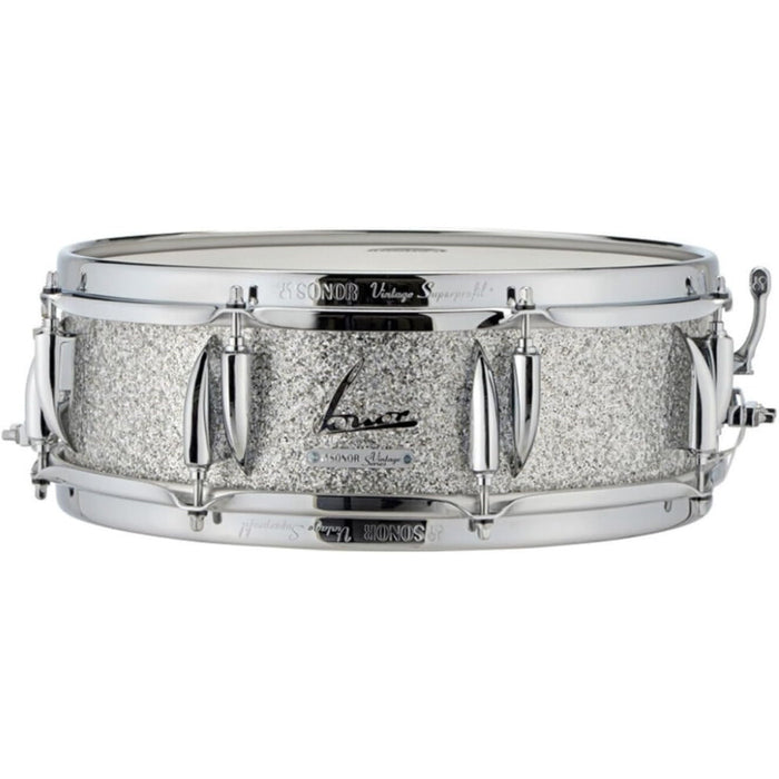 Sonor Vintage Series 14x5.75" Snare Drum - Vintage Silver Glitter (VT-140575-SDW-VSG)