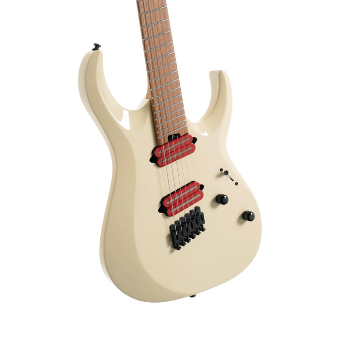 Cort X700 Mutility II Multi-Scale Solid Body Electric Guitar, Military Beige (MUTILITYII-MBG)