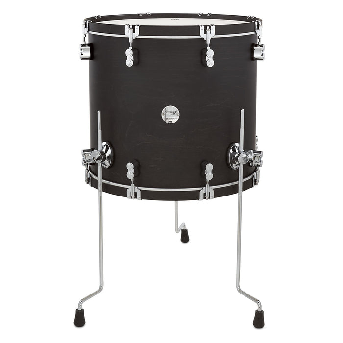 Pacific Drums & Percussion Add-Ons PDP Concept Classic, 16x18, Ebony Hoops Floor Tom (PDCC1618FTEE)