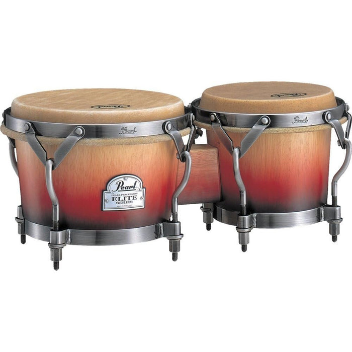 Pearl Folkloric Oak Traditional Bongos - Crimson Sunrise (PBW300FC526)