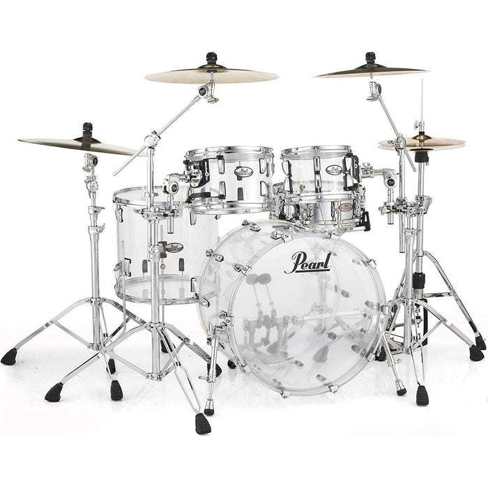 Pearl Crystal Beat CRB524P/C730 4 Piece Shell Pack, Ultra Clear