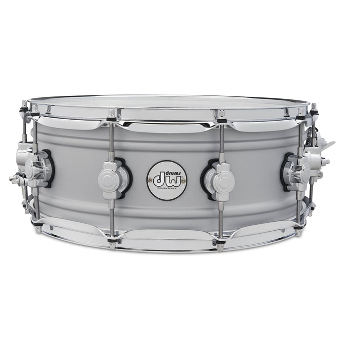 DW Design Snare, Matte Aluminum, 5.5x14" (DDSD5514MACR)