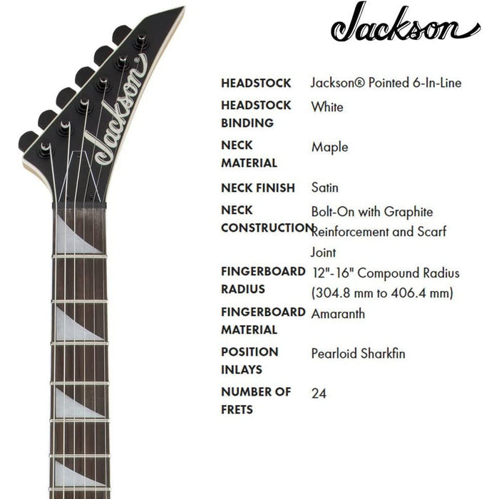 Jackson JS Series Dinky Arch Top JS22 Satin Black