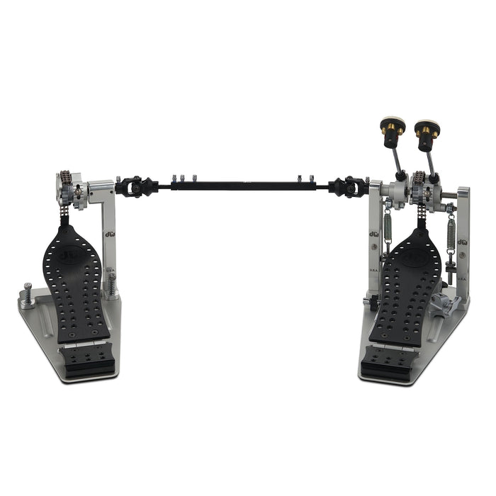 DW Series Colorboard Machined Chain Drive w/Bag, Graphite Edition Double Bass Drum Pedal (DWCPMCD2BK)