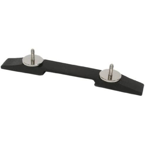 Fender Gretsch Adjustable Bridge Base for Archtop Guitars, Ebony and Nickel