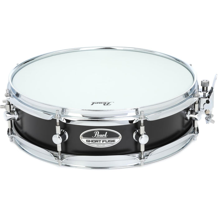 Pearl Short Fuse Drum 13x3.5 Black Steel Piccolo Snare (SFS1335B)