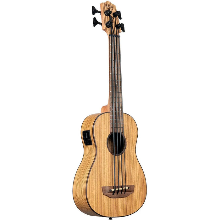 Kala Zebrawood Acoustic-Electric U•BASS® Zeb-FS