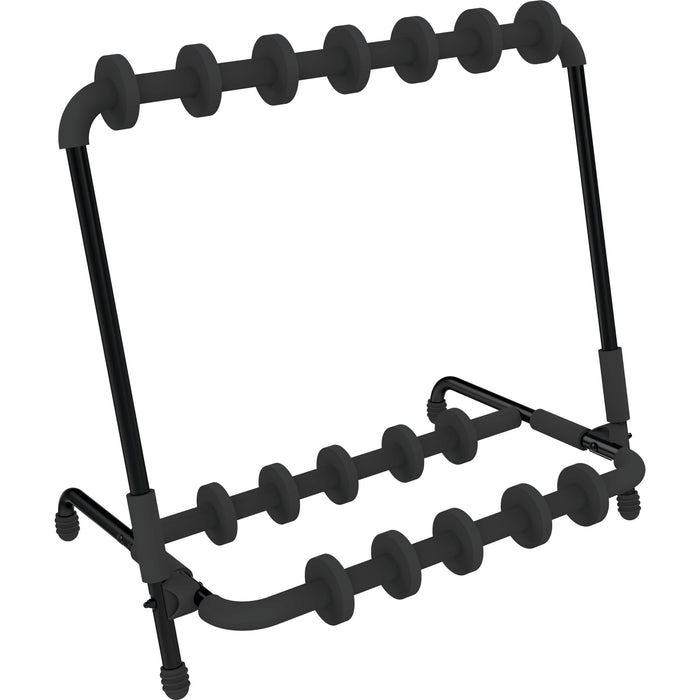 Quick Lok Multiple Universal Guitar Stand with Adjustable Instrument Slots (GS350BB-U)