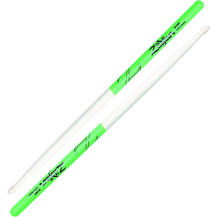 Zildjian 5A Maple Green Dip Drumsticks