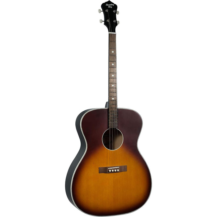 Recording King 4 String Acoustic Guitar, Right, Tobacco Sunburst (ROST-7-TS)