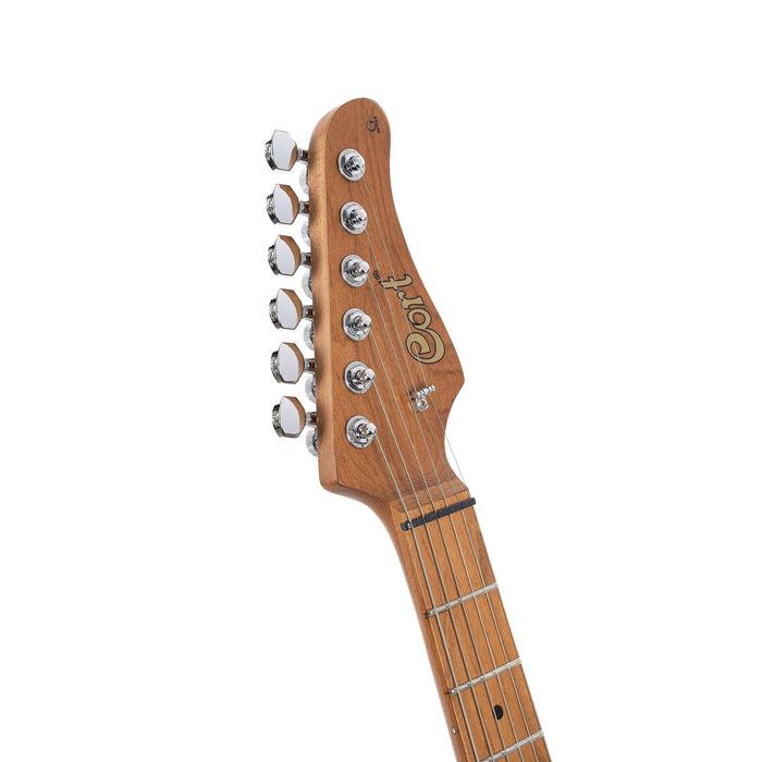 Cort 6 String Electric Guitar, Right, Transparent Black Burst (G290FATIITBB)