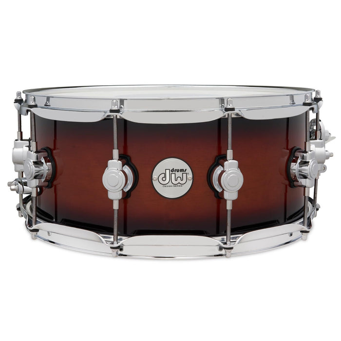 DW Design Series Snare Drum - 6 x 14-inch - Tobacco Burst (DDLG0614SSTB)