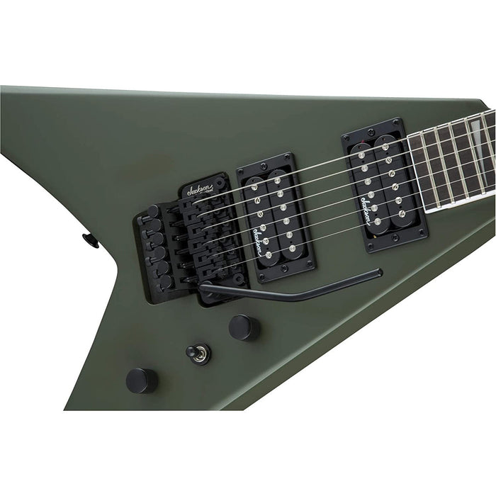 Jackson JS Series King V JS32, Amaranth Fingerboard, Matte Army Drab Electric Guitar