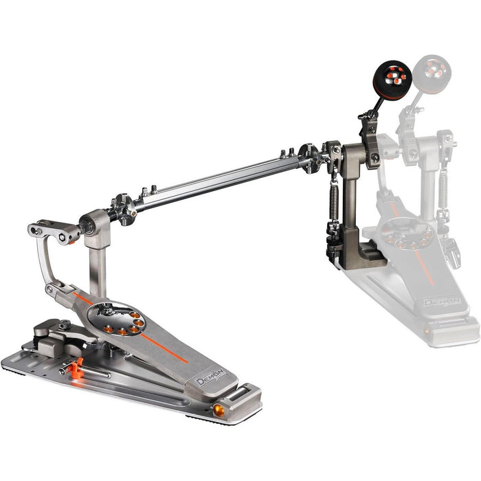 Pearl Demon Chain Eliminator Bass Drum Pedal Twin Pedal Conversion Kit w/Case - Chrome (P3001C)