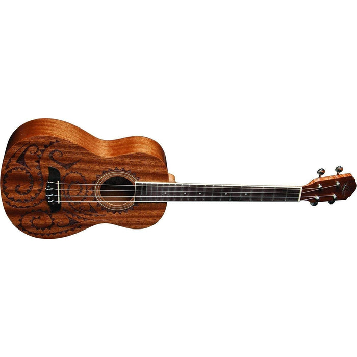 Oscar Schmidt Baritone Ukulele, Natural Mahogany Maori (OU52TAT-A-U)