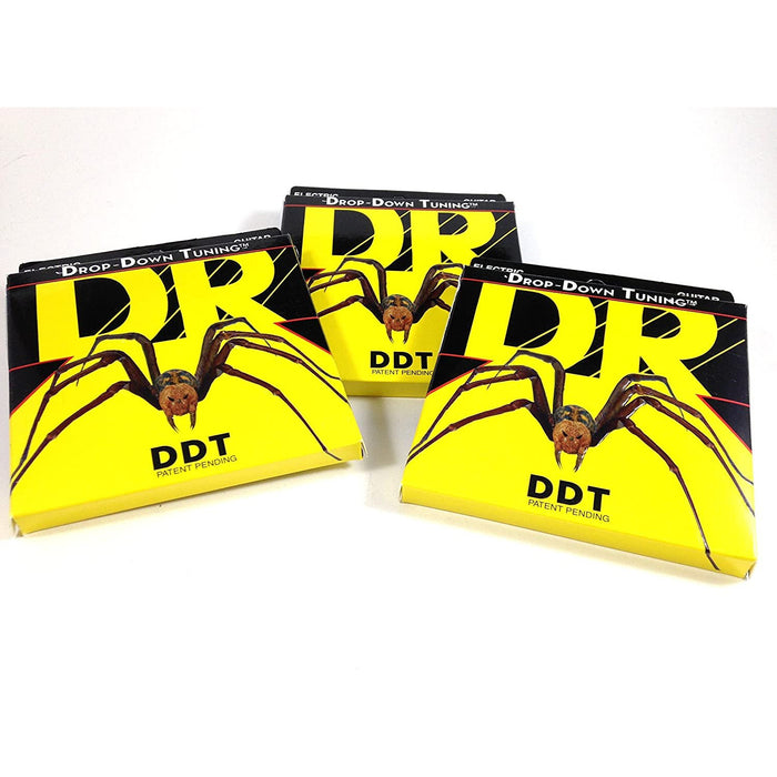 DR Guitar Strings Electric DDT 3 Pack Drop Down Tuning 9-11 Lite