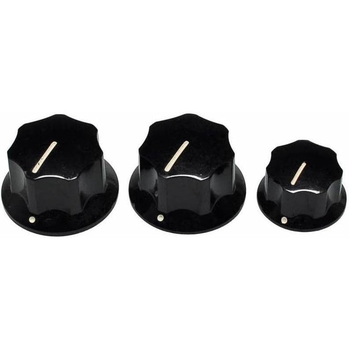 Fender Jazz American/Mexican Standard Bass Volume/Tone Knobs - Black (099-1370-000)