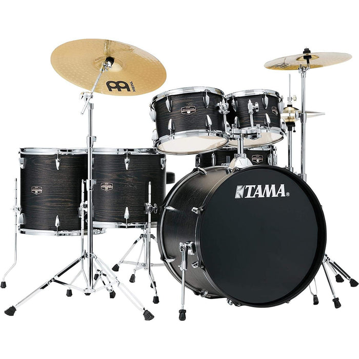 Tama Imperialstar Complete Drum Set - 6-Piece - Black Oak Wrap