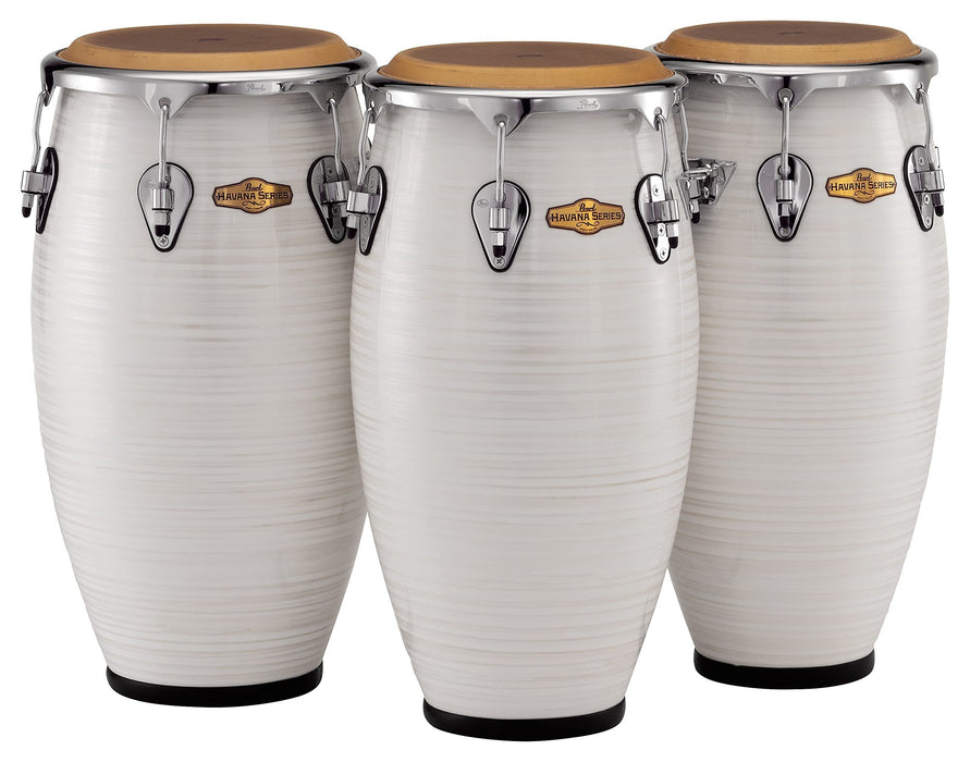 Pearl Conga Drum, Silver White Swirl (PCF125HV187)