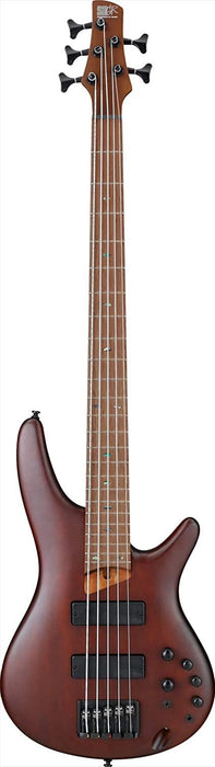 Ibanez SR Standard 5-String Electric Bass Guitar (Right-Hand, Brown Mahogany)