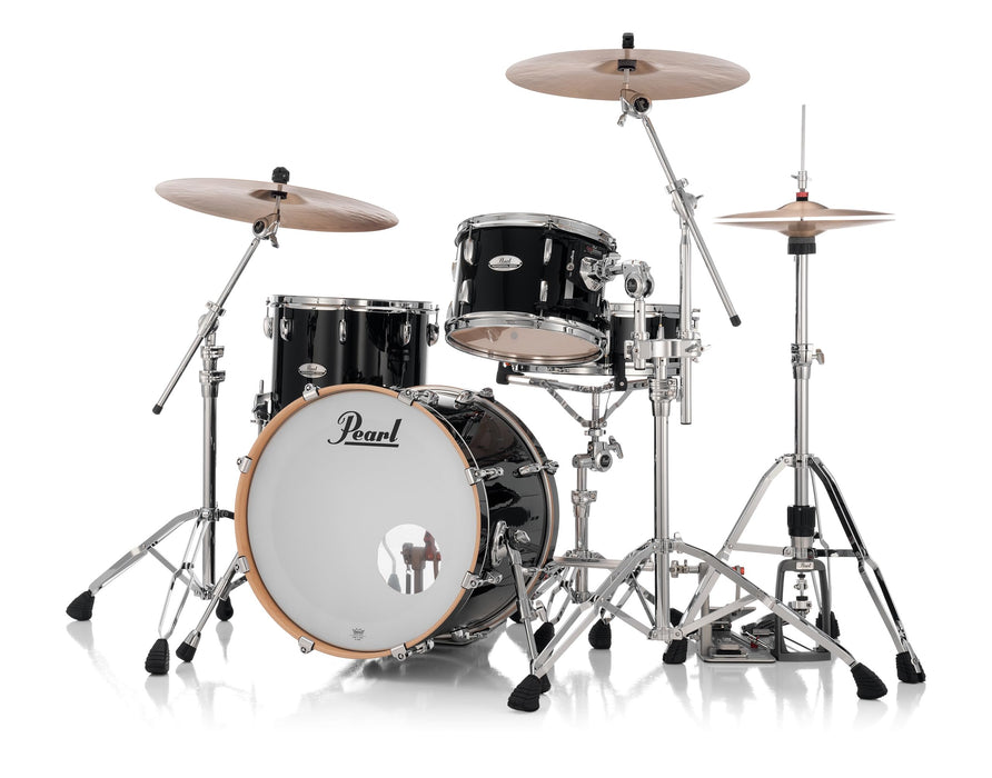Pearl PMX Professional Series 3-Piece Drum Shell Pack 20/14/12 Piano Black