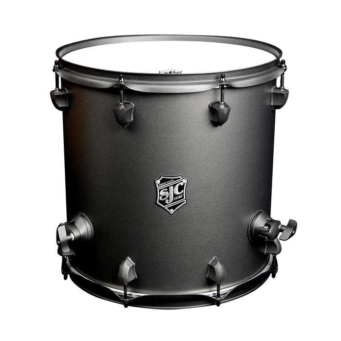 SJC Custom Drums Pathfinder Floor Tom - 14 inches x 14 inches, Galaxy Grey