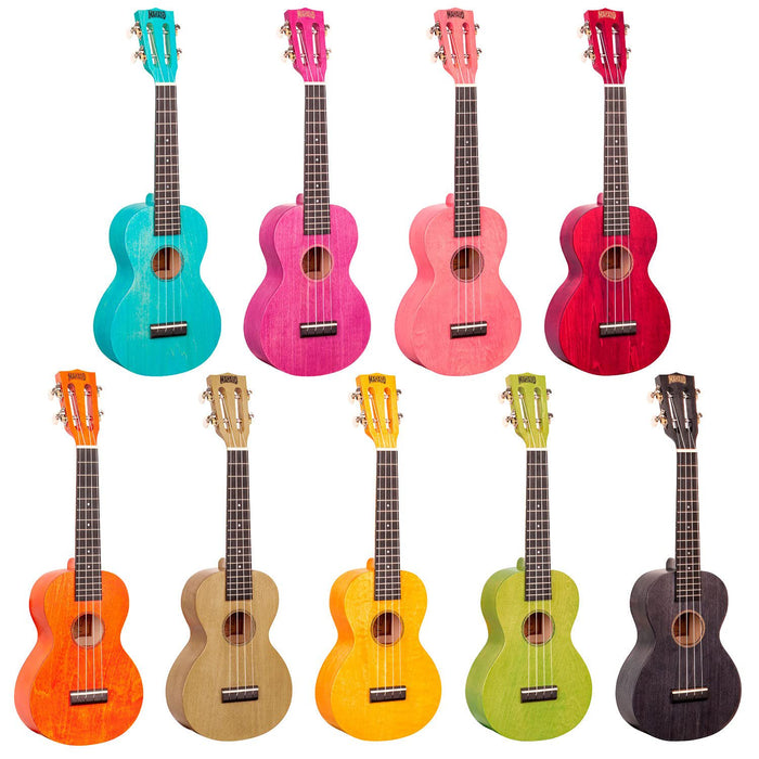 Mahalo ML2CP Island Series Concert Ukulele, Coral Pink