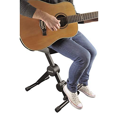 Quik Lok Musicians Stool w/ Backrest (DX-749-U)