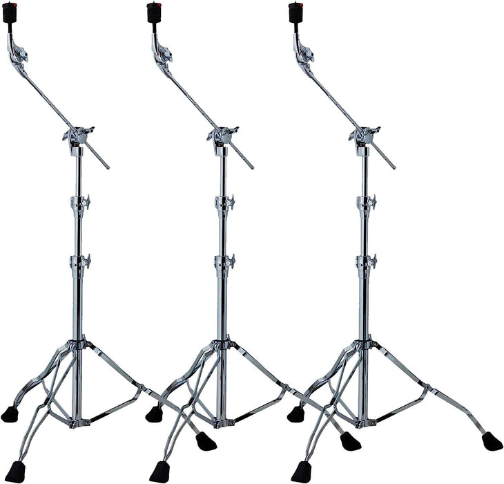 Tama HC83BW Roadpro Straight/Boom Cymbal Stand 3 Pack Bundle