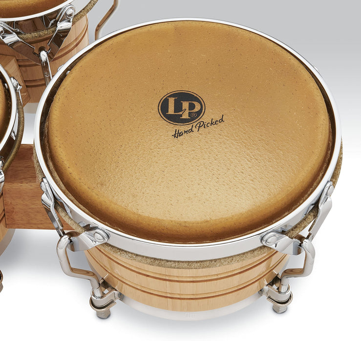 Latin Percussion LP202-AW Bongo Drum Natural / Chrome