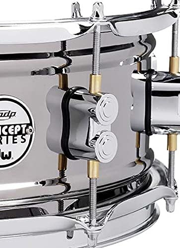 PDP Concept Series Metal Snare, 6.5x13, Black Nickel Over Steel w/Chrome Hardware (PDSN6513BNCR)