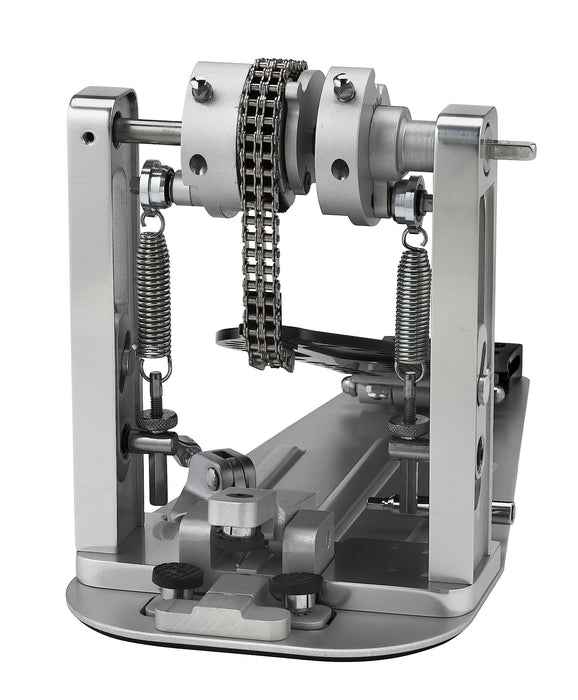 DW Series Colorboard Machined Chain Drive w/Bag, Graphite Edition Double Bass Drum Pedal (DWCPMCD2BK)