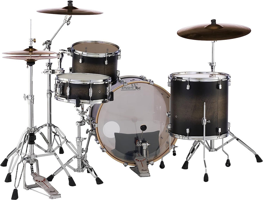 Pearl Decade Maple 3-Piece Shell Pack - Satin Black Burst (DMP943XP/C262)