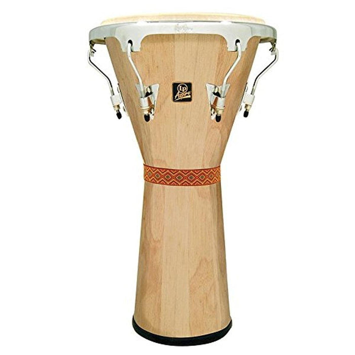 LP Aspire Djembe Oak Natural with Chrome Hardware, 12-1/2" (LPA630-AWC)