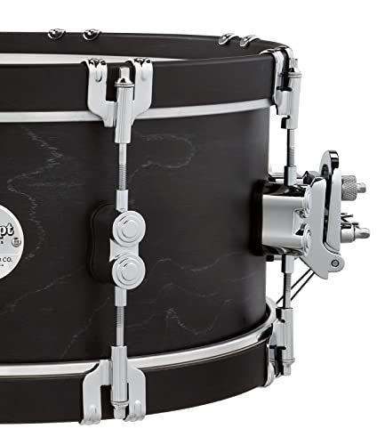 PDP Concept Classic 6.5x14 Ebony Stain Snare with Ebony Stain Wood Hoops (PDCC6514SSEE)