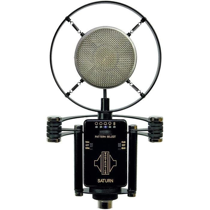 Sontronics Saturn 2 - Multi-Pattern Large-Diaphragm Condenser Microphone, Black