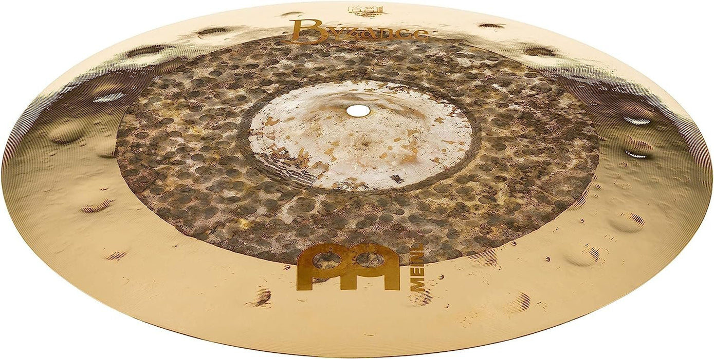 Meinl Cymbals Byzance 16" Dual Crash — Made in Turkey — Hand Hammered B20 Bronze, 2-Year Warranty, B16DUC, inch