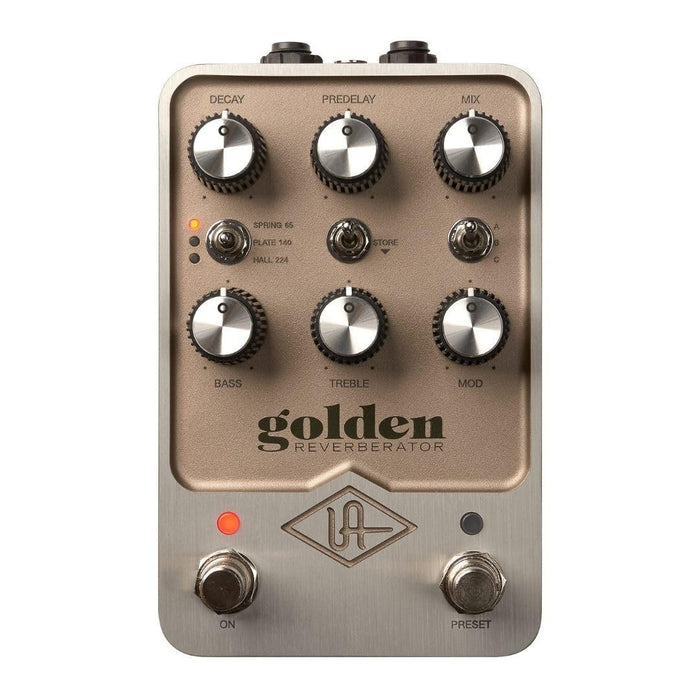 Universal Audio Golden Reverberator Stereo Effects Pedal (UA-GOLDEN-U)