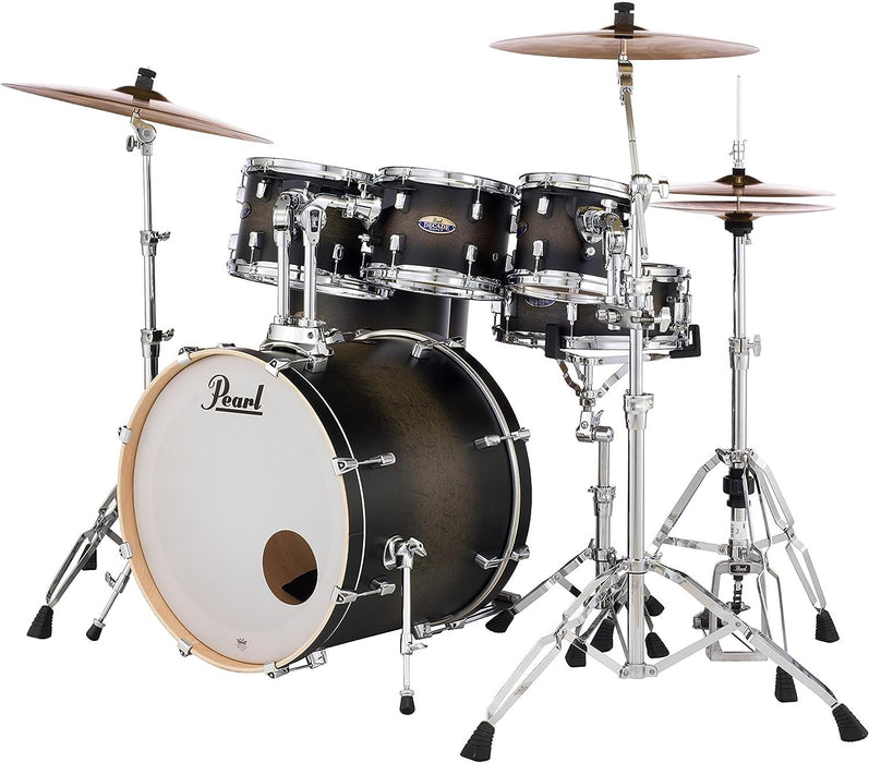 Pearl Decade Maple 5-Piece Shell Pack - Satin Black Burst (DMP927SP/C262)