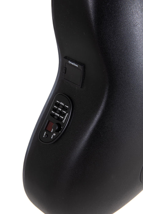 Ovation CE44L-5 Celebrity Elite Mid Depth Black linkshandige elektrisch-akoestische westerngitaar (OV533.129)