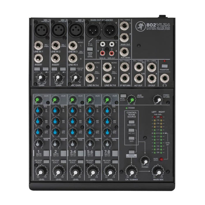 Mackie 8-Channel Ultra Compact Mixer (802VLZ4-U)