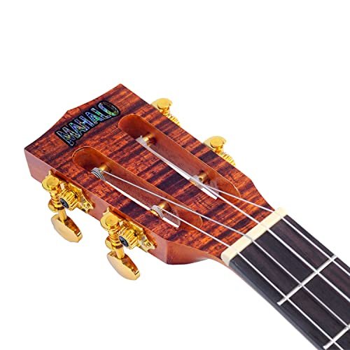 Mahalo Artist Elite Series Baritone Ukulele Photo Flame Koa With Bag (MA4KA-U)